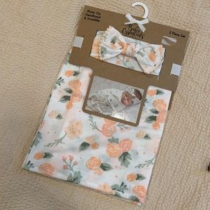 Baby Swaddle with Headband